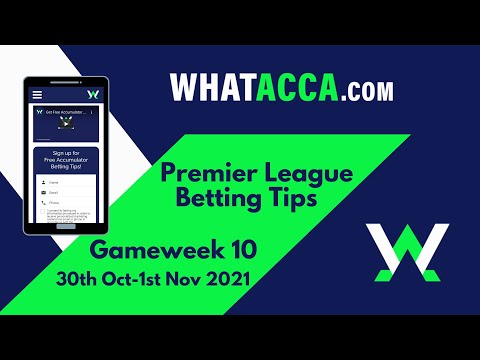 Week 10 Premier League Betting Tips