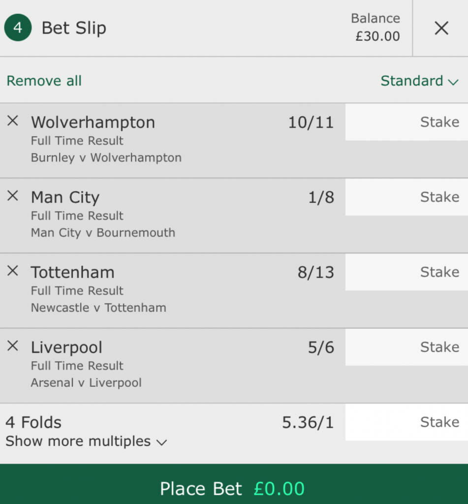 acca betslip