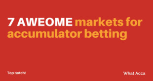7 awesome betting markets
