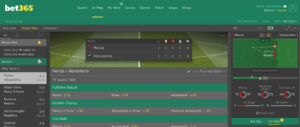 Bet365 Live Betting Console