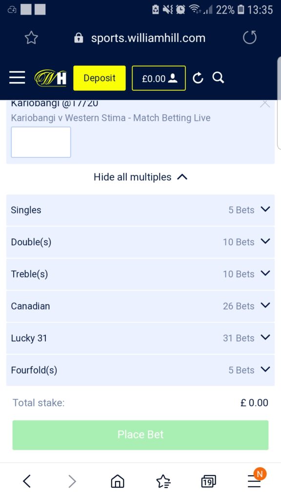 william hill inplay acca 4