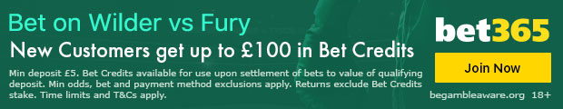 wilder v fury bet365