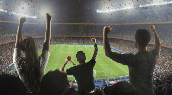Celebrating a Football Bet win example Celebrating Football Bet Win