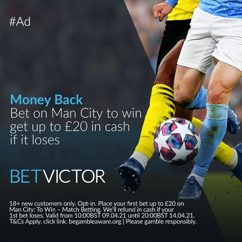 betvictor man city refund