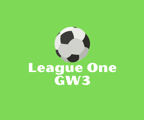 League one GW3 betting tips