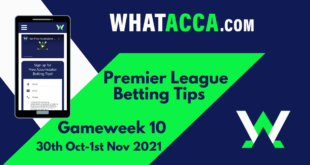 premier league betting week 10