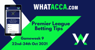premier league tips week 9