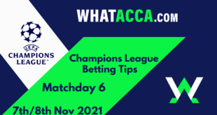 champions league betting tips 7th and 8th dec