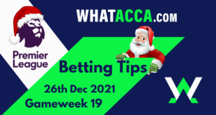 boxing day premier league betting tips 2021
