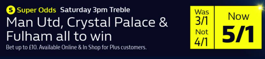 premier league treble boost