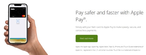 Neteller Mobile Screen Example 